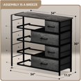 thumbnail image 4 of Commode avec 8 Tiroirs Meuble de Rangement & Tour de Coffre pour Chambre, 4 of 5
