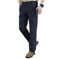 thumbnail image 1 of Aqestyerly Pantalon pour Homme Pantalon Cargo pour Homme Mode Décontractée Ajusté Multi-Poches Pantalon Droit Pantalon d'Assaut Extérieur Pantalon de Sport, 1 of 6