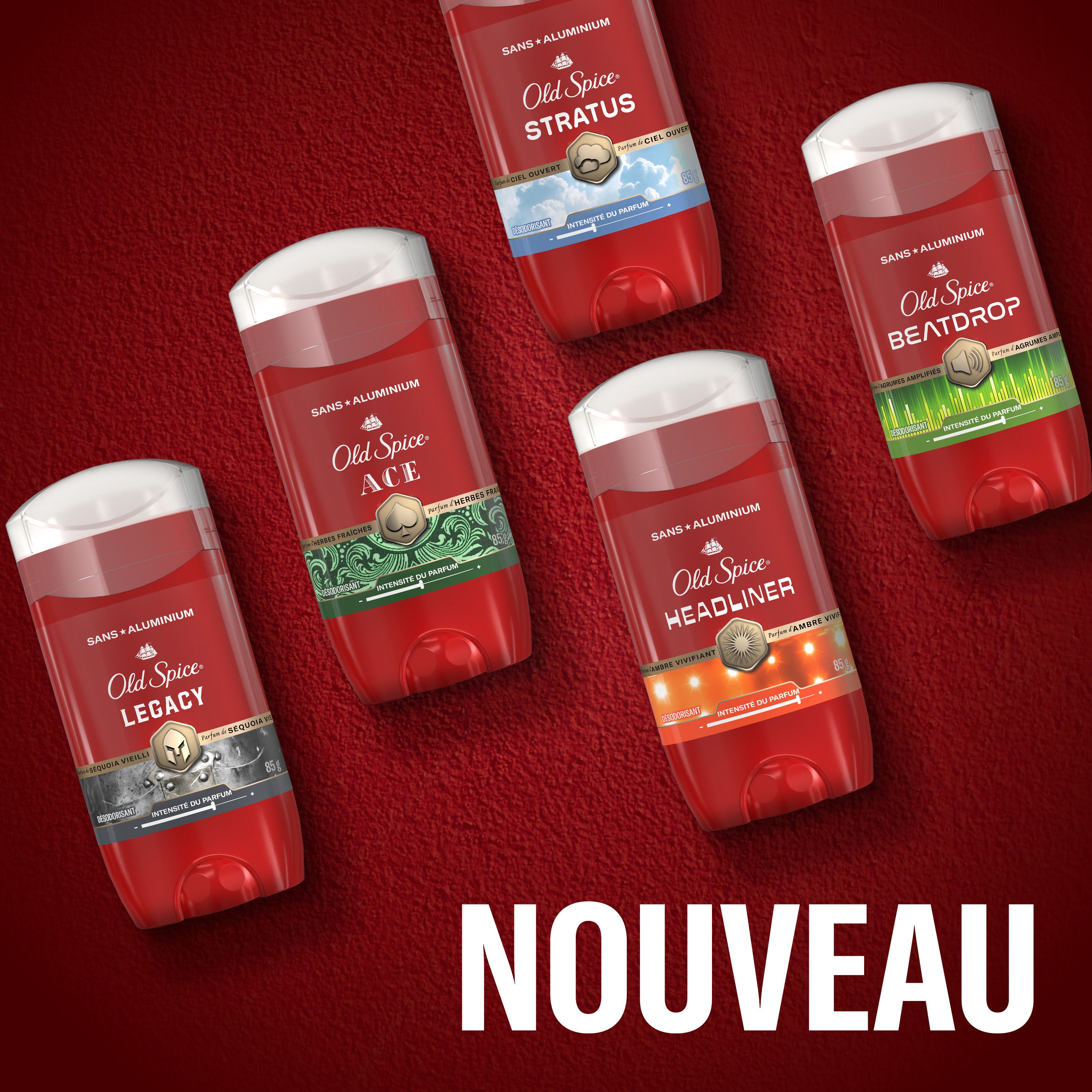 Old Spice Collection Rouge – Désodorisant Ace – 85 g