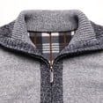 thumbnail image 4 of Qertyioot Hauts pour Hommes Mode Veste Décontractée Extérieur Manches Longues Manteau Chaud, 4 of 6