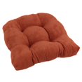 thumbnail image 1 of 19-inch U-Shaped Micro Suede Tufted Dining Chair Cushion, 1 of 2