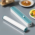 thumbnail image 4 of Refillable Magnetic Plastic Wrap Dispenser with Slide Cutter, Sturdy Food Cling Wrap Film Cutter, Press and Seal Plastic Wrap, Plastic Wrap Dispenser with Cutter, 4 of 6
