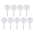 thumbnail image 1 of Unique Bargains Integrated Dart Shaft Flights, 9 Pack Durable Dart Flight Set, White, 1 of 5