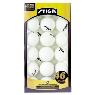 Balls Stiga 1* Blanc (46)