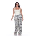 thumbnail image 2 of White Mark Women's Printed Palazzo Pants, 2 of 5