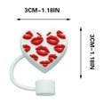 thumbnail image 2 of TopLLC Kitchen Gadgets, Kitchen Accessories, Kitchen Utensils, Kitchen Tool Valentine's Day Straw Straw Stopper Straws cap, 2 of 4