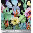 thumbnail image 3 of oneOone Polyester Lycra Tissu Imprimé Floral & Panneau de Cactus par Yard 56 Pouces de Large, 3 of 3