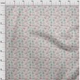 thumbnail image 4 of oneOone Velvet Light Yellow Fabric Abstract Faces Sewing Material Print Fabric By The Yard 58 Inch Wide, 4 of 5