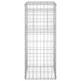 thumbnail image 3 of vidaXL Gabion Basket Posts 2 pcs 40x40x100 cm Iron, 3 of 4