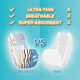 thumbnail image 3 of HONEY CARE All Absorb Petrichor Male Dog Wrap Medium White 100 Count, 3 of 4