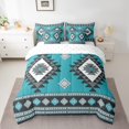 thumbnail image 2 of Erosebridal Boho Aztec Bed in a Bag Full size, Retro Geometry Bed Set, Tribal Hippie Style Decor, 7pcs, 2 of 5