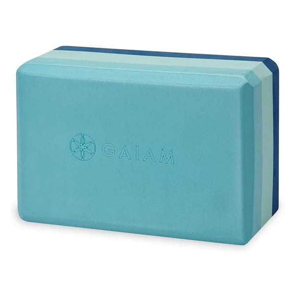 Gaiam Tri-Color Yoga Block Skyline