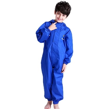 Combinaison une Pièce Imperméable pour Bébé et Enfant avec Capuchon, 2 à 12 Ans