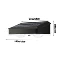 thumbnail image 3 of Solar Powered Outdoor Wall Light | Waterproof LED Hill Effect Sconce for Garden & Stair Enclosure, 3 of 8
