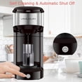 thumbnail image 3 of Coffee Maker, Single Serve Coffee Maker Machine 6 to 14 oz With Permanent Filter, Compatible with K Cup Pod & Ground Coffee, Mini Size,Gray, 3 of 6