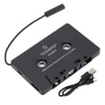thumbnail image 1 of Car Audio Cassette Adapter Tape, Car  Cassette Receiver Black USB Charging Easily Control Wide Support  For Car Stereo, 1 of 8