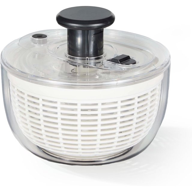 6.4 Qt Salad Spinner Large Lettuce Plastic Vegetable Fruit Washer Non Slip Base BPA Free
