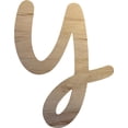thumbnail image 1 of Wooden Letter Y Craft Project, 5'' Tall Small Unfinished Wood Alphabet Letter, DIY, 1 of 3
