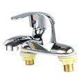thumbnail image 1 of Fortune Hot Cold Water Faucet Bathroom Double Couplet Basin Sink Faucet, 1 of 7