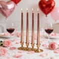 thumbnail image 1 of Electroplated Taper Candles for Dining Table Decor, Romantic Wedding Party Centerpiece, Long Dripless Candlesticks, Decorative Wax Candles for Home Decor, Anniversary Valentine's Day Dinner ting, 1 of 6