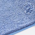 thumbnail image 3 of Douceur Blue Bathroom Rugs Non Slip, Super Soft Microfiber Bath Mats for Bathroom Washable, Fluffy Absorbent Bath Rugs, Quick Dry Shower Mat, 32" x 20", 3 of 8