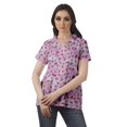 thumbnail image 2 of Moomaya Chemise Tunique Style Enveloppant pour Femmes en Coton Décontracté Col Classique Boutonné, 2 of 6