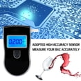 thumbnail image 2 of CUITING Breathalyzer  Professional-Grade Accuracy Digital Blue LED Screen Portable Breath Alcohol Tester High Accuracy Breathalyzer with 25 Mouthpieces for Personal Home Use, 2 of 5