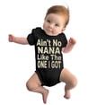thumbnail image 4 of XYIJANI Clearance Onesies 0-3 Months Unisex Infant Baby Boys Girls Short Sleeve Mother's Day Prints Romper Newborn Bodysuits New Born Baby Essentials Must Haves (Black,100), 4 of 4