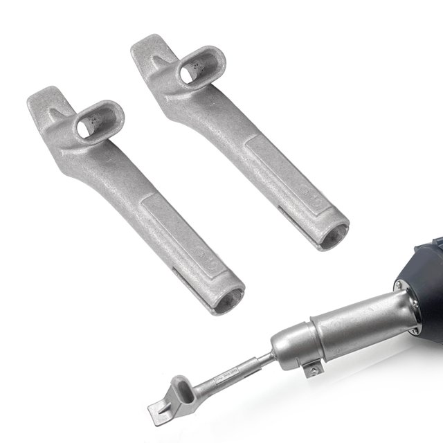 Buse de Soudage en Acier Inoxydable, Buse Thermique 2PCS Installation Facile Résistance à la Corrosion pour PP PVC Feuilles de Plastique