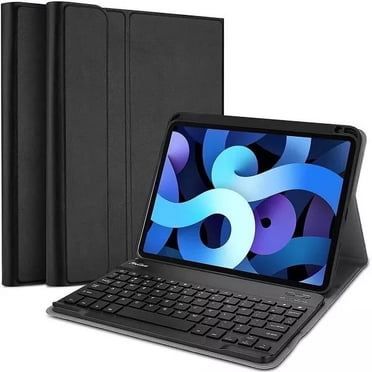 Keyboard Case for iPad Air 13 Inch 2024 & iPad Pro 12.9 Inch 2022 (6th Gen) - Wireless Detachable Smart Magic Keyboard with Pencil Holder, Compatible with iPad Pro 5th/4th