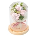 thumbnail image 1 of TIMIFIS Rose Bouquet Valentine'S Day Gift L Flower Glass Cover Led Light Gift Box, 1 of 2