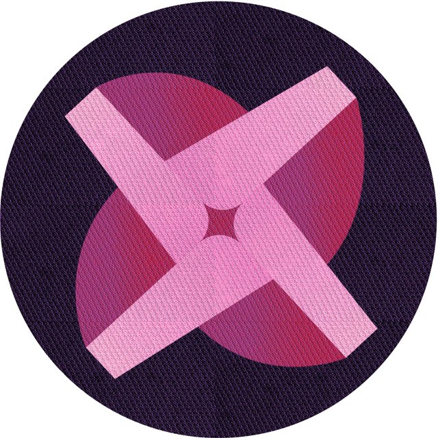 Ahgly Company Tapis Rond Lavable en Machine Intérieur Transitionnel Orchidée Violet, 8 Pieds Rond