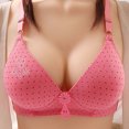 thumbnail image 1 of UPPADA Full Coverage Plus Size Bra Convenient Front Button Bras Cool Liftup Bra Super Gather Wireless Push-Up Bra Lifting Bras Breathable Underwear Bra, 1 of 3