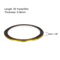 thumbnail image 2 of Unique Bargains Gold Tone Metalized Tape Decoration Tape 1/8 Inch x 55 Yards 6 Pack, 2 of 6