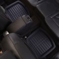 thumbnail image 4 of FH Group PU Leather Floor Mats for Auto Car SUV Van Deep Tray Waterproof - Black, 4 of 6