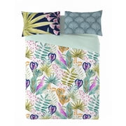 Gouchee Home Tropik Queen 3-Piece Duvet Cover Set – Tropical Leaf Print Bedding, Reversible Botanical Design
