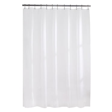 Mainstays Waterproof Heavyweight PEVA Shower Curtain Liner, 72" x 72", White