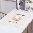 thumbnail image 2 of Dining Table Runner Fashionable and Beautiful Table Runner Leather Placemats Double Sided Western Style Household Heat Insulating Mats Modern Table Runner, 2 of 6