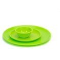 thumbnail image 2 of Ensemble de Vaisselle Rond Incassable pour Micro-Ondes Grandes Assiettes Ensemble de 6 Petites Assiettes Ensemble 6 & 6 Pcs Petit Bol, Fabriqué en Inde (Vert, Ensemble de 18), 2 of 4