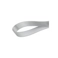 thumbnail image 4 of INSPIRE CHIC Unisex Solid Color Flat 0.4'' Wide Ribbon Shoelaces 2 Pairs 200cm/78.7" Light Gray, 4 of 6
