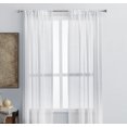 thumbnail image 1 of hometrends TearDrop Sheers 84" Rod Pocket Window Curtain Panel, 1 of 1