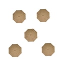 thumbnail image 5 of Meitianfacai 5 Pcs Umbrella Shape Anti-Leak Mug Lids,Unique Design Lids for Cup,4.1", 5 of 5