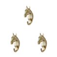 thumbnail image 1 of Wweixi Coat Hooks Easy To Install And Wide Application For Added In Daily Life golden(horse) 3Set, 1 of 6