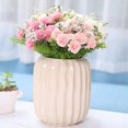 thumbnail image 2 of Simulation Flower 1 Branch Fresh-keeping Flexible Chic Eye-catching Faux Silk Carnation Flower, 2 of 4