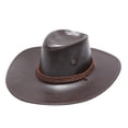 thumbnail image 1 of Chapeau de Cowboy Western Mode Uni pour Hommes et Femmes / Coupe-Vent Durable Extérieur Soleil Style Cowboy Classique, 1 of 2