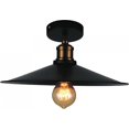 thumbnail image 1 of 1 Light Flush Mount with Black finish, 1 of 2