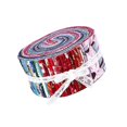 thumbnail image 1 of Bandes de Tissu en Coton Roulées Rouleaux Jelly Rouleau avec Assortiment Coloré de Tissus pour Courtepointe et Artisanat Option1 C 36 Pcs, 1 of 9