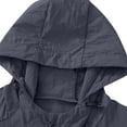 thumbnail image 5 of biudgviw Manteaux de Pluie pour Femmes Imperméables Légers Coupe-Vent d'Extérieur pour Course Randonnée Imperméable à Fermeture Éclair Manteau de Pluie à Capuche Manteau d'Extérieur, 5 of 5