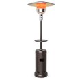thumbnail image 2 of Costway Chauffage de Patio au Propane 50000 BTU sur Pied en Acier avec Roues Bronze, 2 of 10