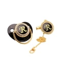thumbnail image 4 of Baby Pacifier 26 Letter Name Initial Clip Silicone Infant Nipple Bling Newborn Pacifier, 4 of 9